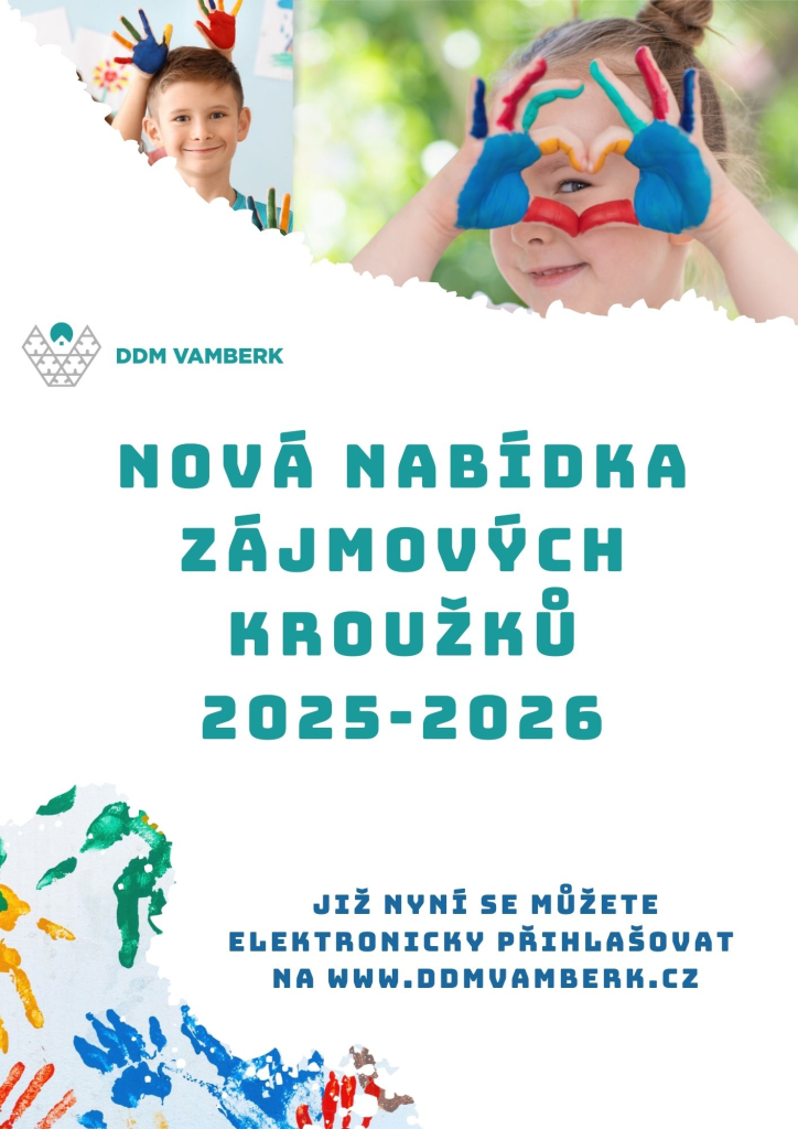 NOVÁ NABÍDKA ZÁJMOVÝCH KROUŽKŮ 2025 - 2026
