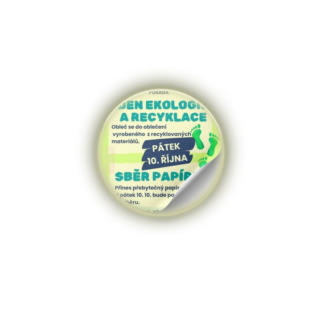 DEN EKOLOGIE A RECYKLACE - SBĚR PAPÍRU