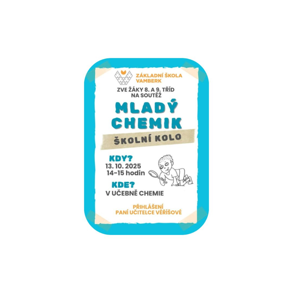 MLADÝ CHEMIK - školní kolo