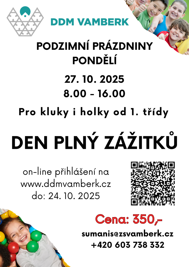 Podzimní prázdniny - Pondělí
