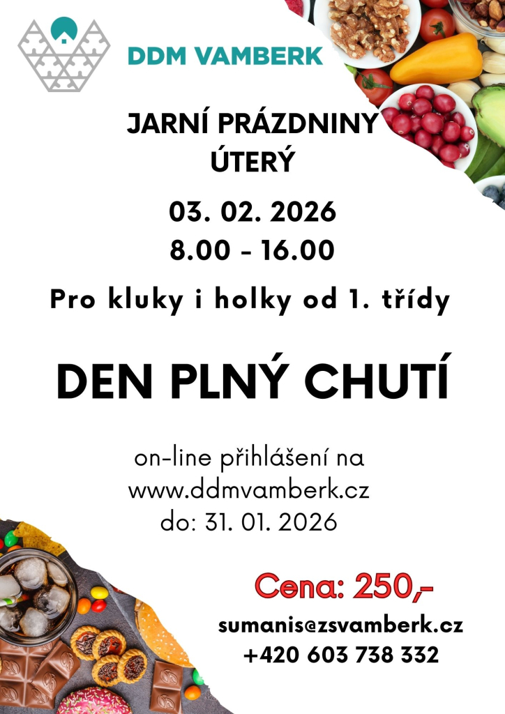 Jarní prázdniny - Den plný chuti