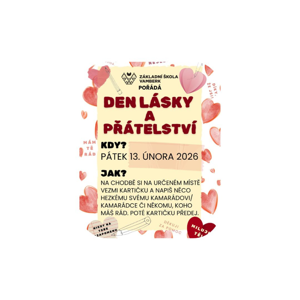 DEN LÁSKY A PŘÁTELSTVÍ