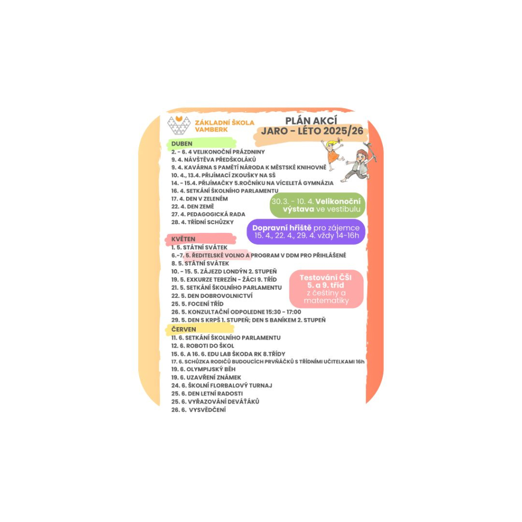 PLÁN AKCÍ - JARO/LÉTO 2026