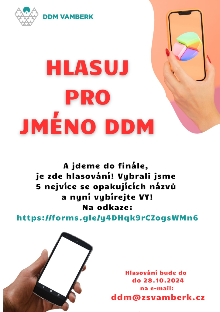 HLASUJ PRO JMÉNO NAŠEHO DDM VAMBERK