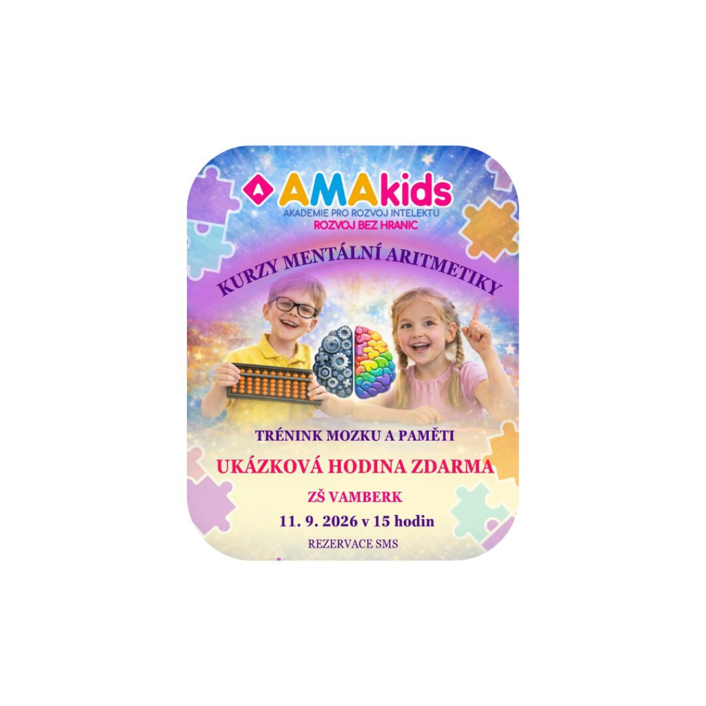 Mentální aritmetika AMAkids ukázková hodina