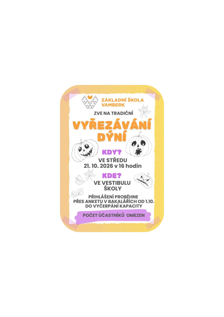 VYŘEZÁVÁNÍ DÝNÍ