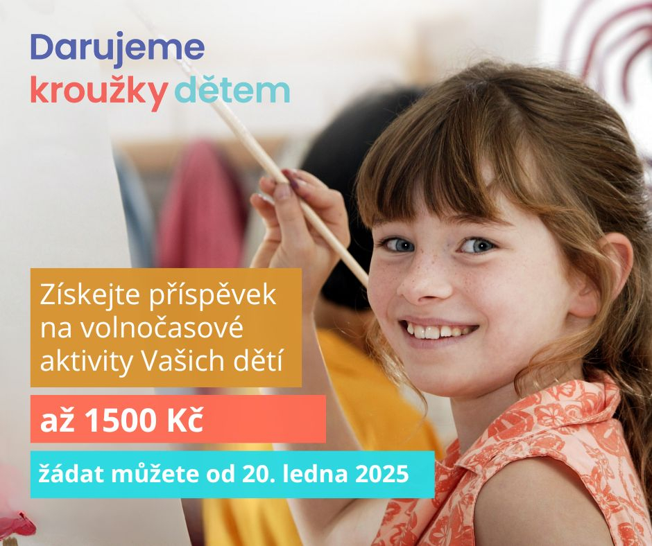 Darujeme kroužky dětem 2. pololetí 2024/2025