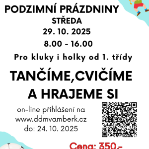 Podzimní prázdniny - Středa