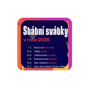 PŘEHLED STÁTNÍCH SVÁTKŮ 2026
