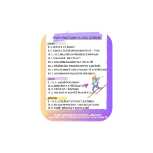 PLÁN AKCÍ - ZIMA / JARO 2026