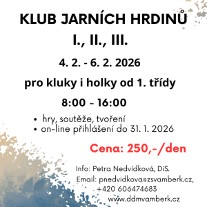 Jarní prázdniny - Klub jarních hrdinů I.
