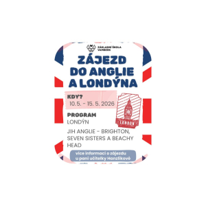 ZÁJEZD DO ANGLIE 2026