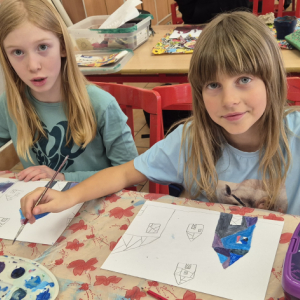 VÝTVARKA 4.roč. - MĚSTO (Paul Klee - inspirace)