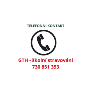 TELEFONNÍ KONTAKT DO ŠKOLNÍ JÍDELNY 