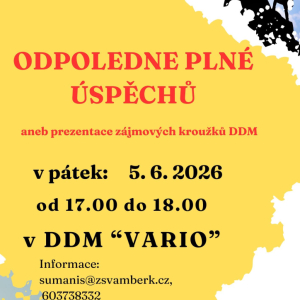 ODPOLEDNE PLNÉ ÚSPĚCHŮ 2026