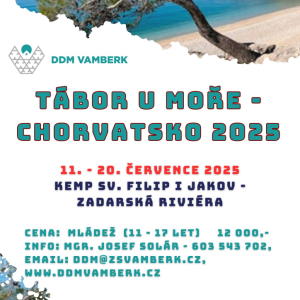 Tábor u moře - Chorvatsko