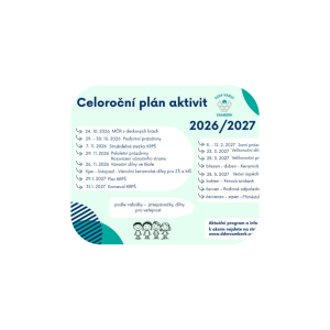 CELOROČNÍ PLÁN AKTIVIT DDM 